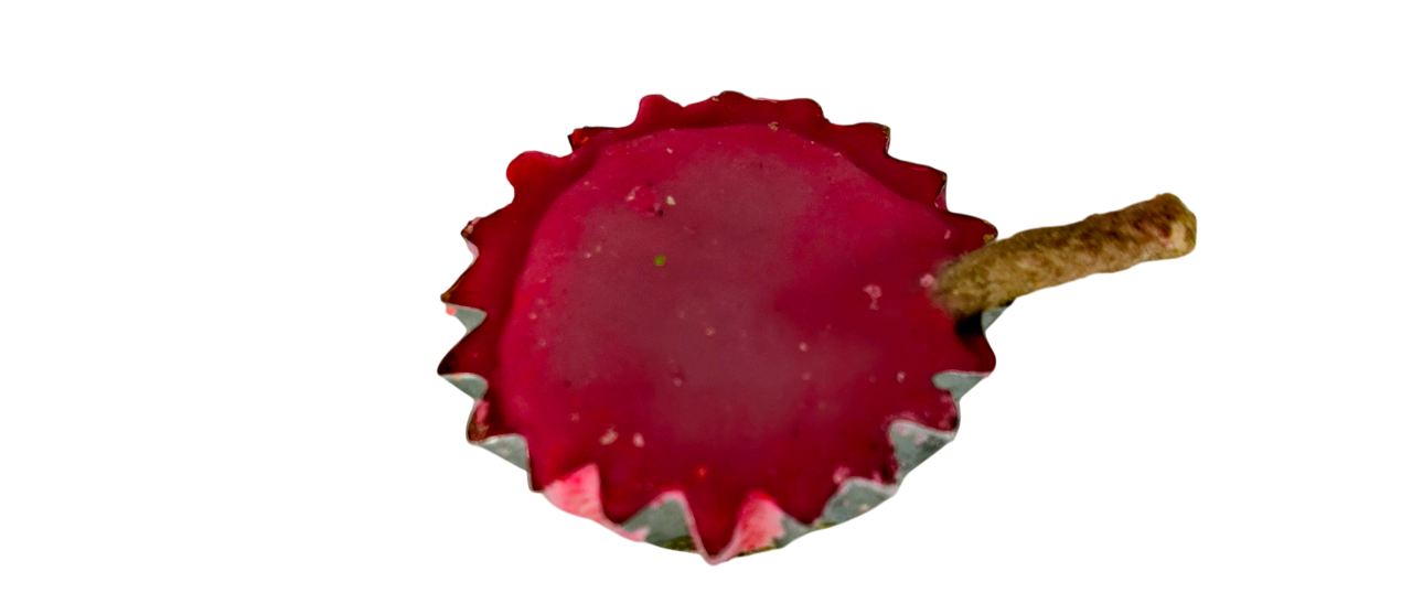 Flower Shape Cup Candle - Rose